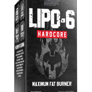 NUTREX WARRIOR SERIES LIPO 6 HARDCORE 60 CAPS